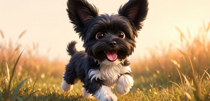 Daisy the Yorkie, close up